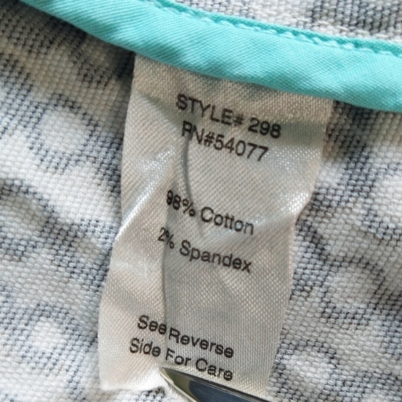 Cabi 298 Du Jour White Black Geometric Circle Two Button Blazer Pockets Modern - Picture 8 of 9